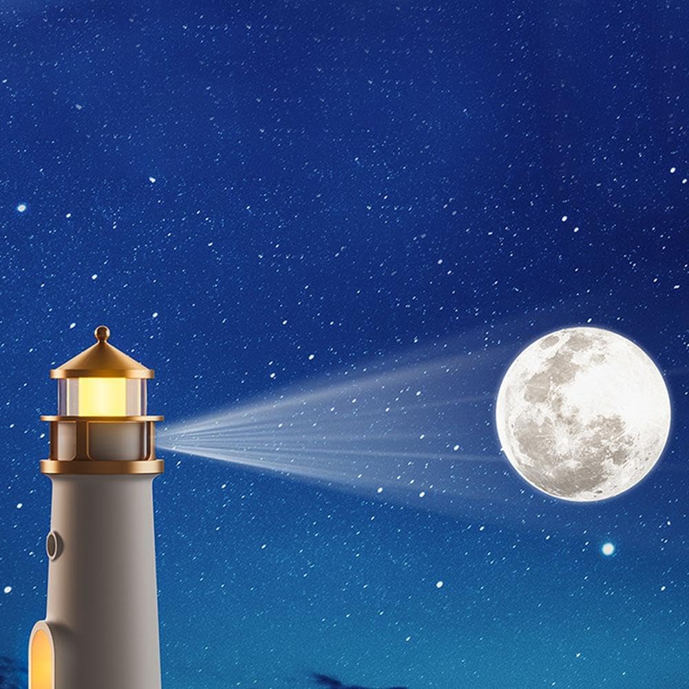 LightHouseLamp - con proyección de la luna