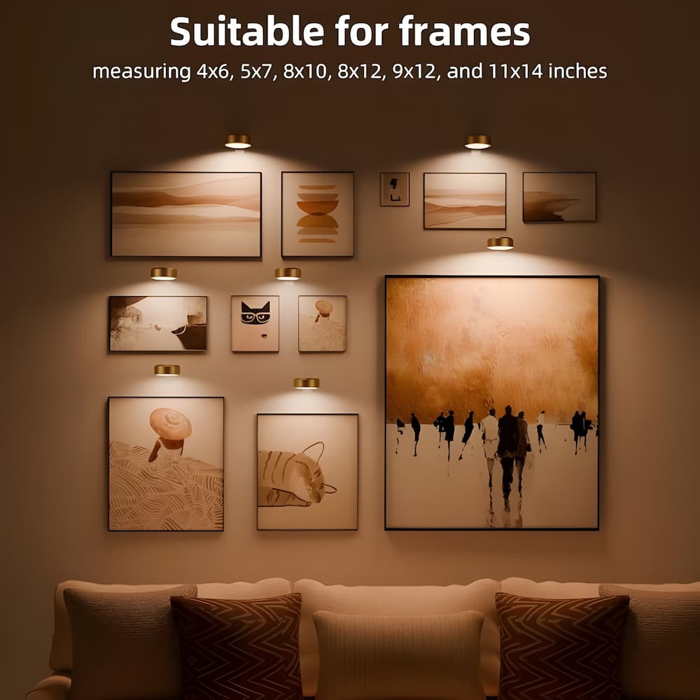 ArtLight - Lampe LED magnétique pour tableau – Intensité variable et rechargeable