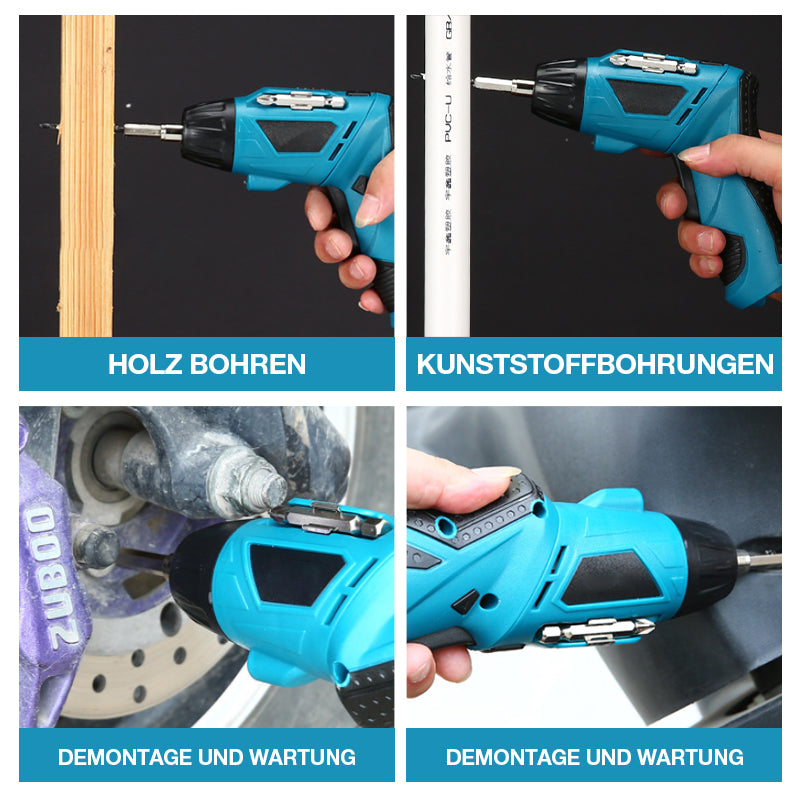 Gluschwein - Multifunktionale wiederaufladbare elektrische Mini-Handbohrmaschine