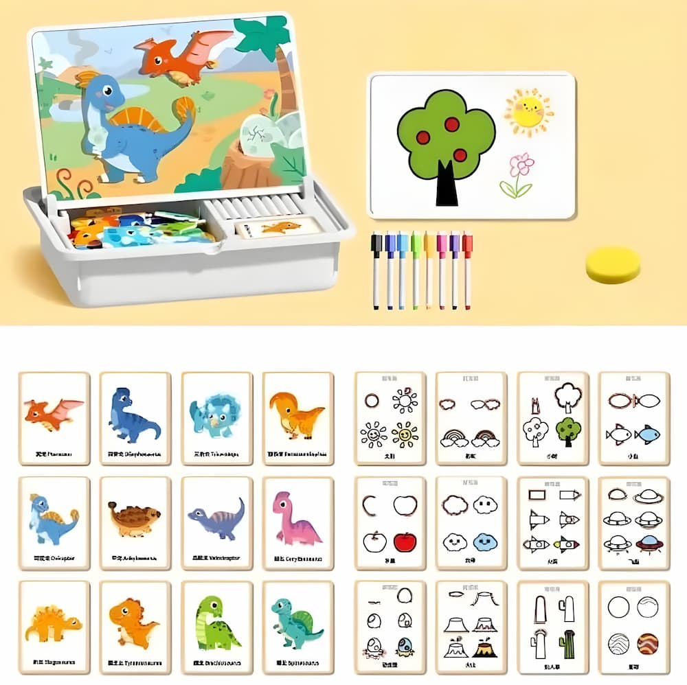 WoodFaces - Lernspiel Gesichter-Puzzle — Kreativität & Wahrnehmung stärken