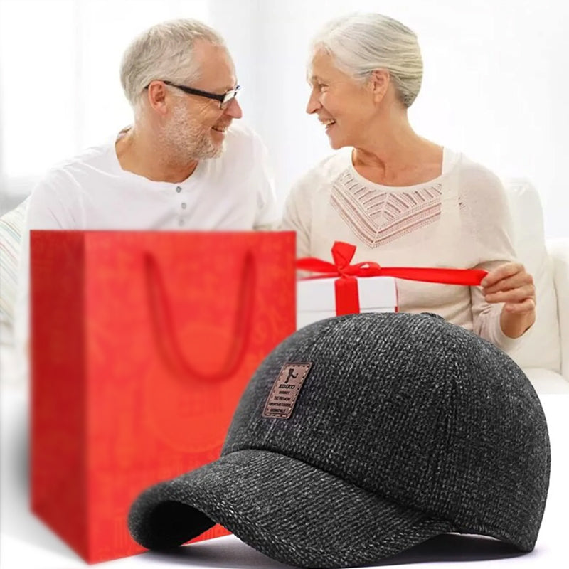 Gluschwein - Winter-Baseballmütze mit Ohrenschützern