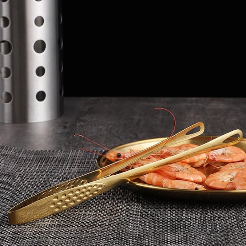 CookingTongs - Edelstahl-Grillzangen für sicheren und festen Griff