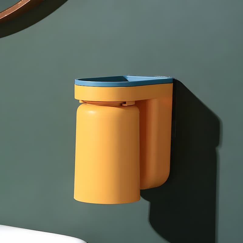 BrushCup - Porte-brosse à dents mural – rangement ordonné et sans stress