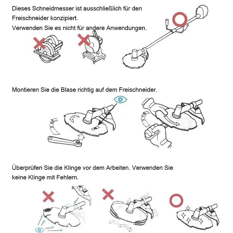 Gluschwein - Sägeblatt aus Rasenmäherlegierung
