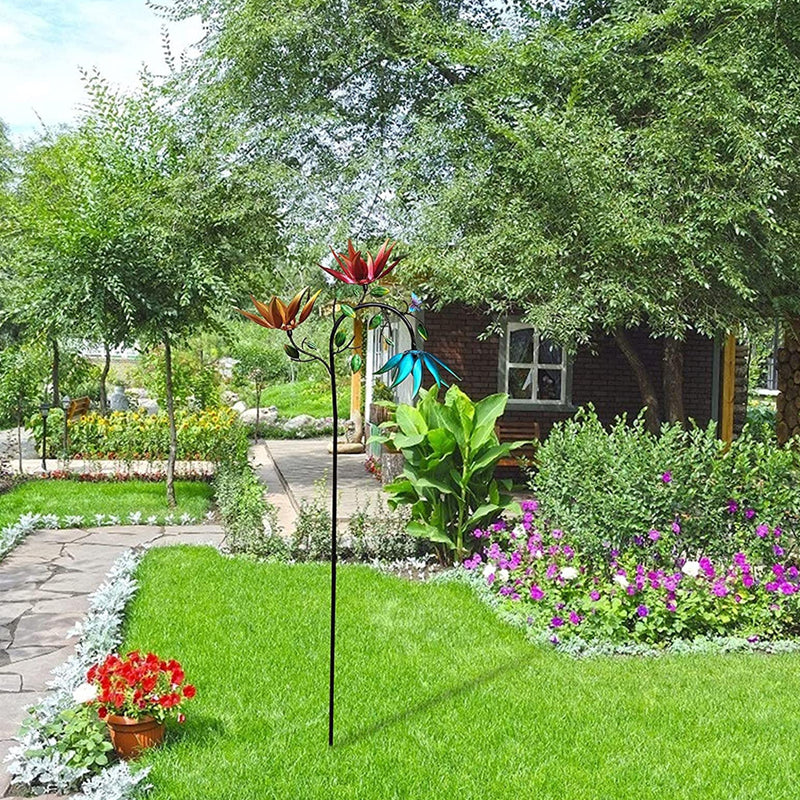 Gluschwein - Wunderschöner Sommer-Windspiel mit bunten Blumen