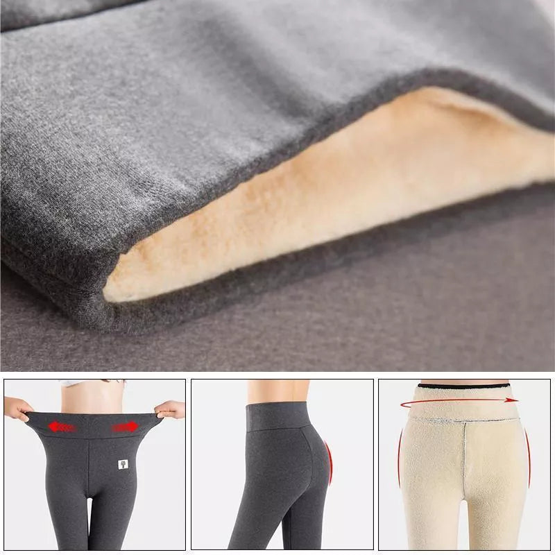 (1+1 Gratis) Premium Kuschelleggings - Warme Beine für kalte Tage!