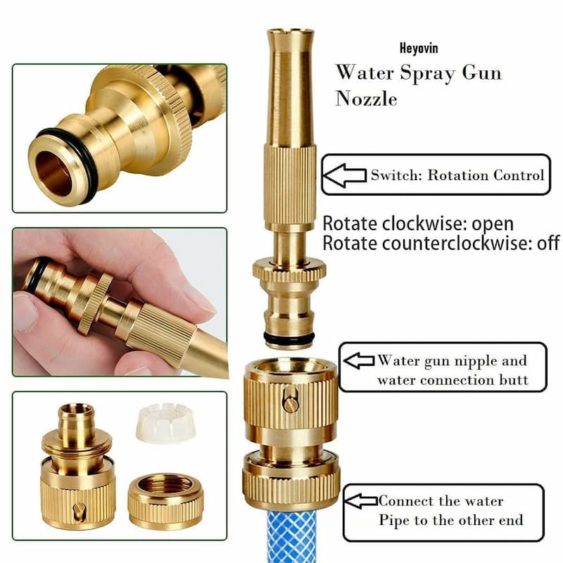 MaxNozzle - Einstellbare Hochdruck-Wassersprühdüse