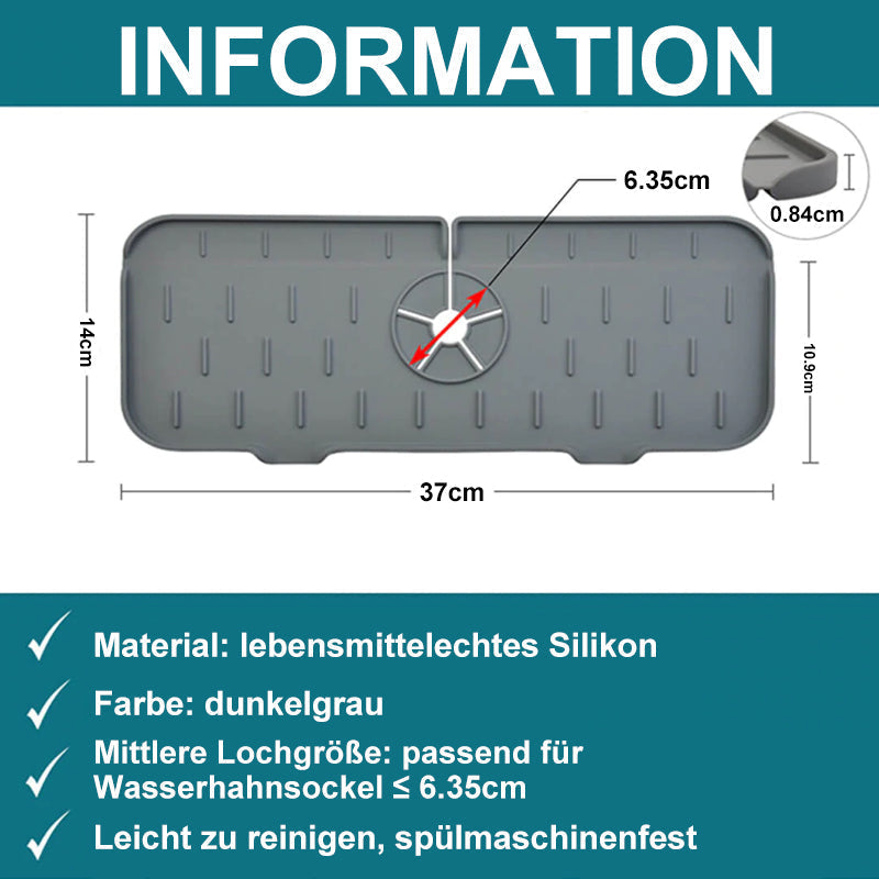 Gluschwein - Silikon Wasserhahn Griff Tropffänger Ablage
