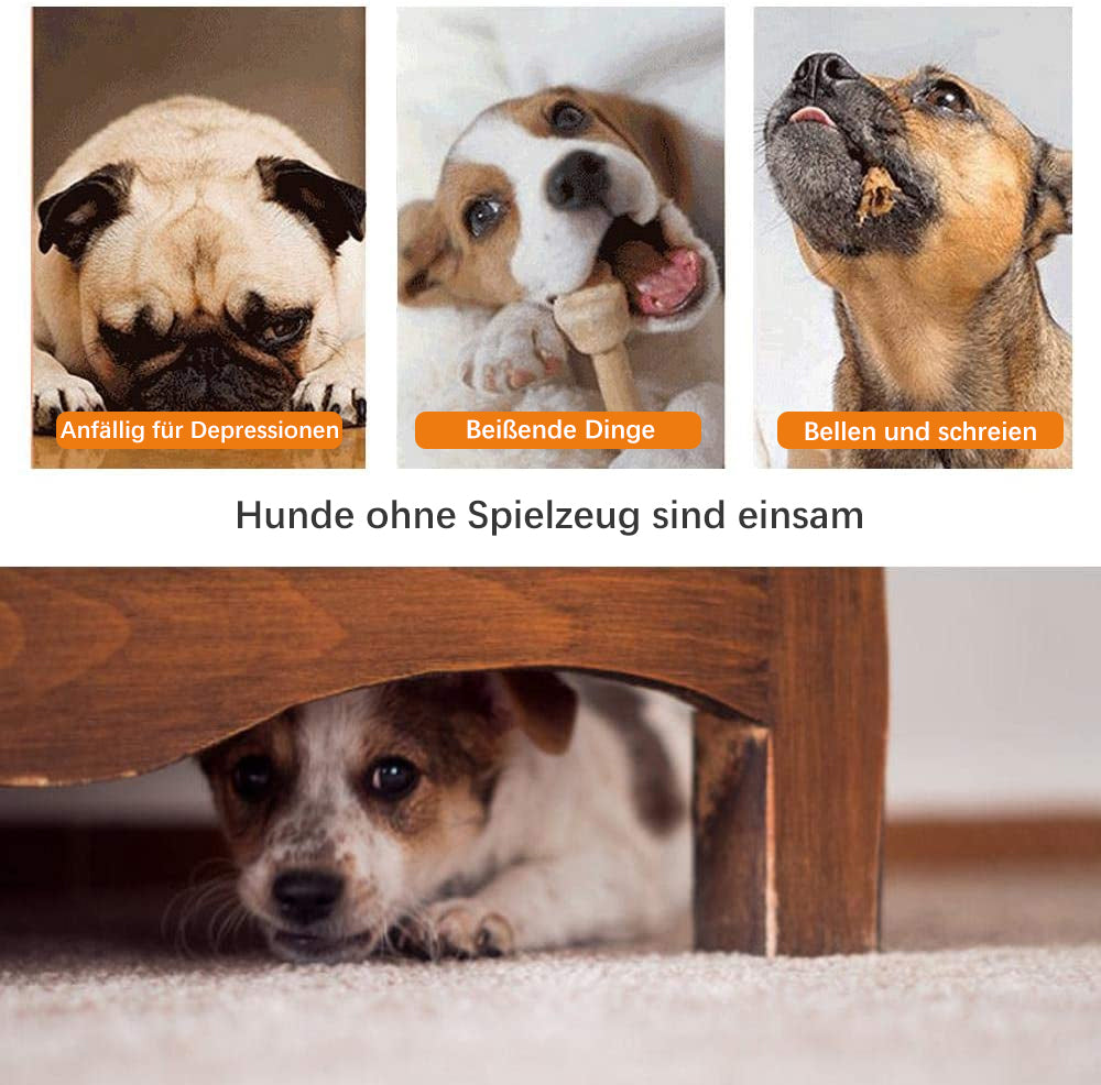 Gluschwein - Dog Bite Toy Interaktives Leckerspielzeug mit Saugnapf
