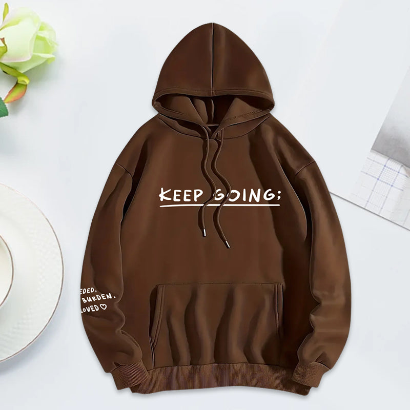 Gluschwein - Sweatshirt '100 Gründe, am Leben zu bleiben'.