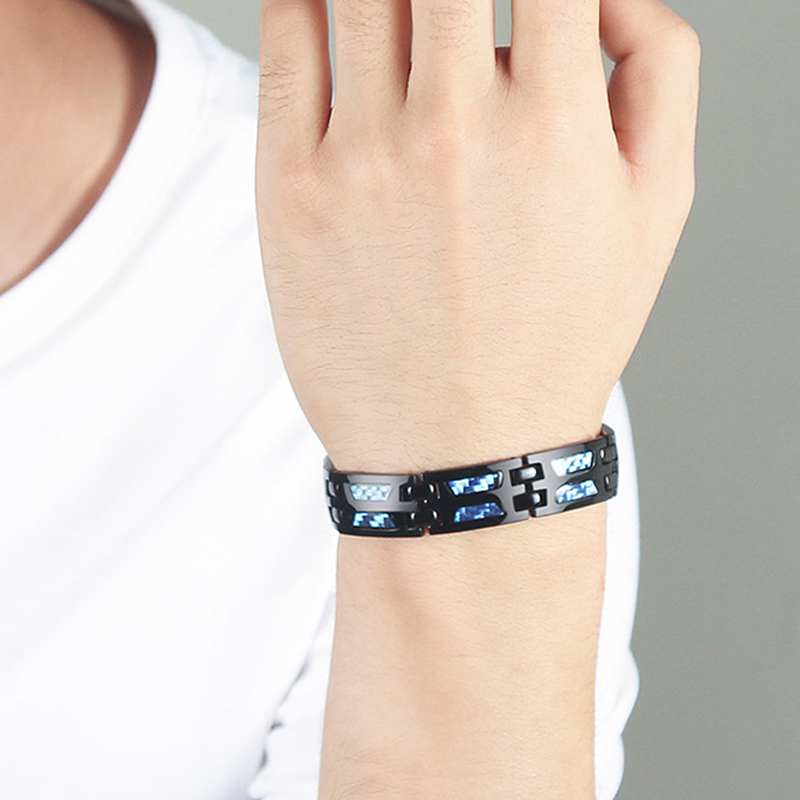 Gluschwein - Carbon-Faser-Sticker-Magnetarmband