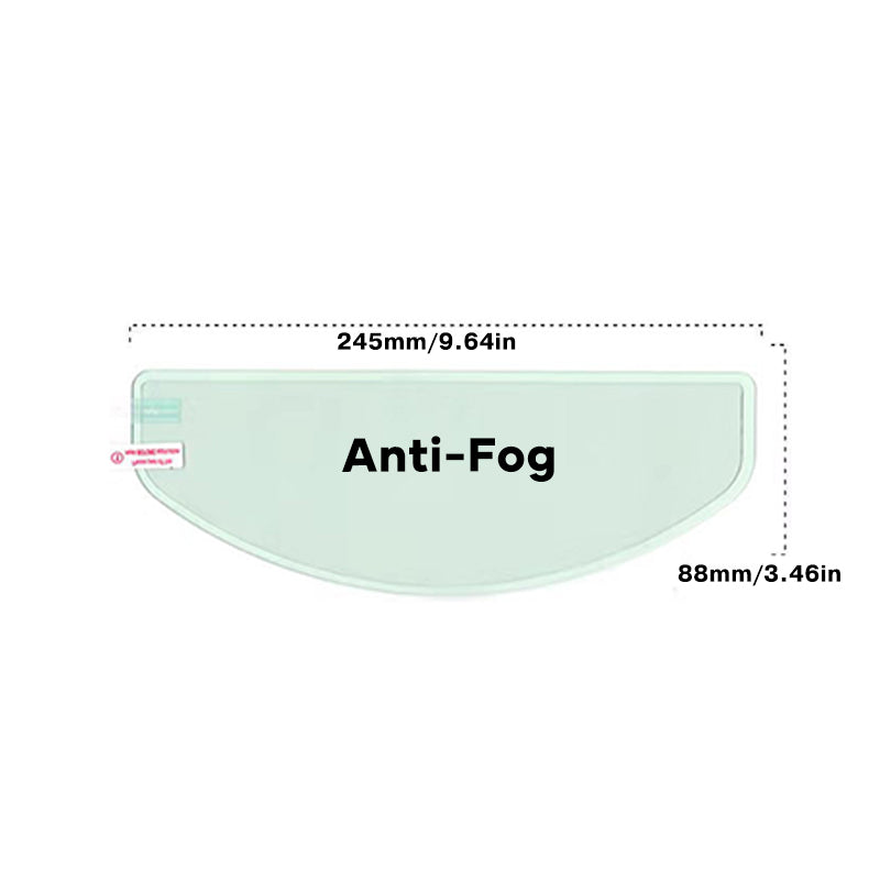Revestimiento de visera antivaho e impermeable.