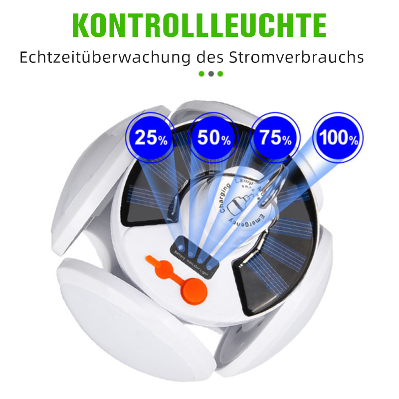 Gluschwein - LED Solar Faltbares Fußballlicht