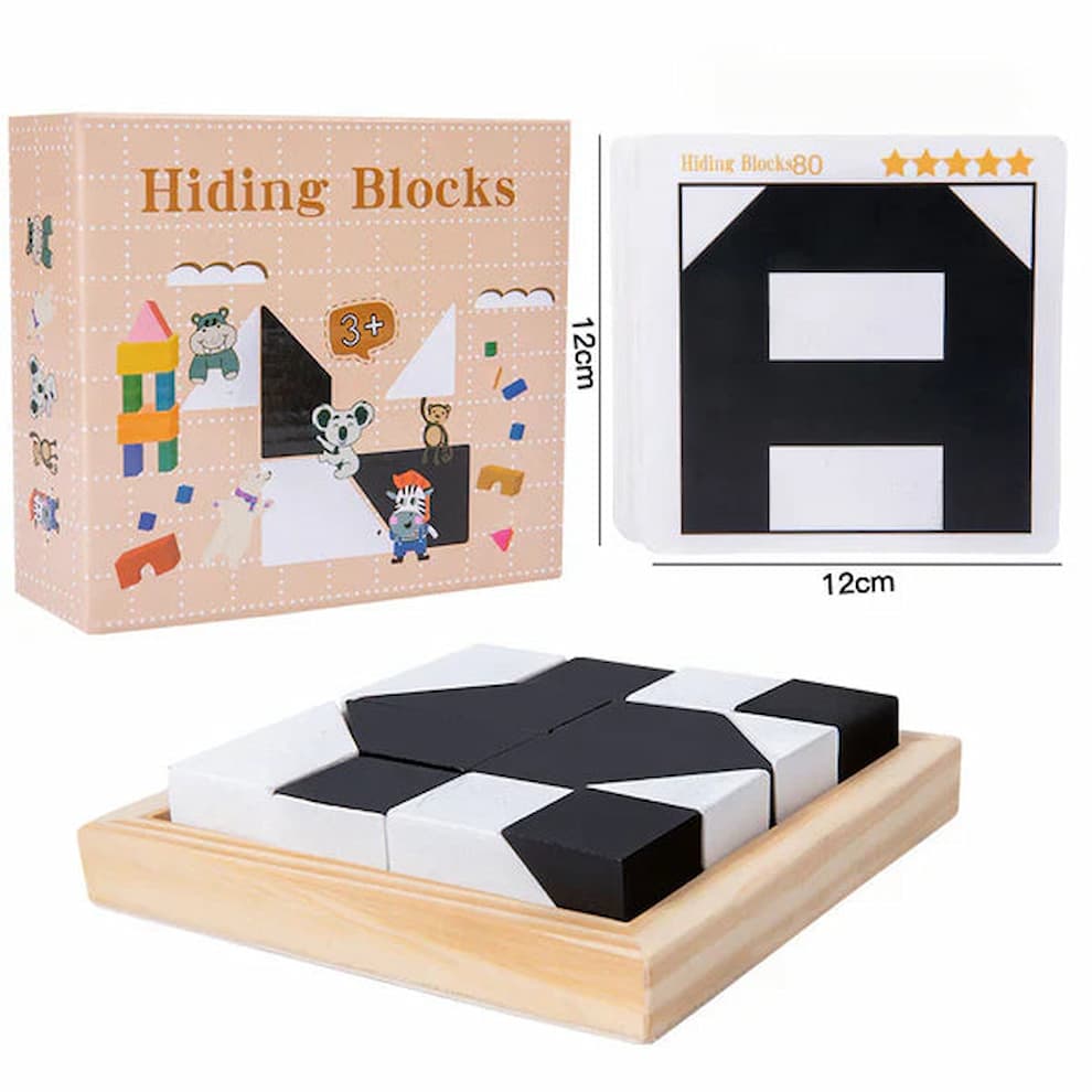 Gluschwein - BlockMatch - Lernspielzeug-Puzzleset