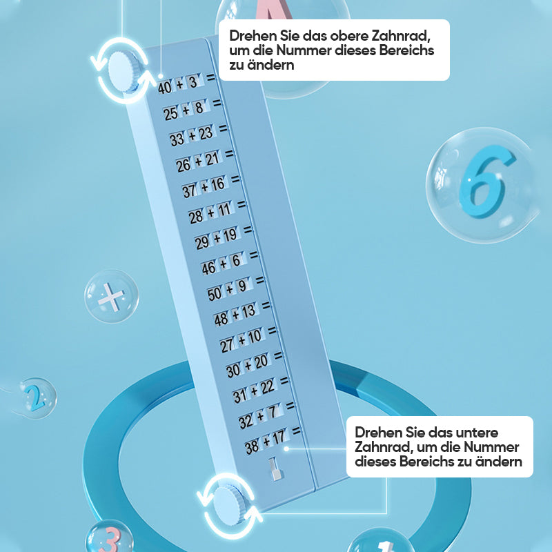 Gluschwein - Mathetafel zum Üben für Kinder