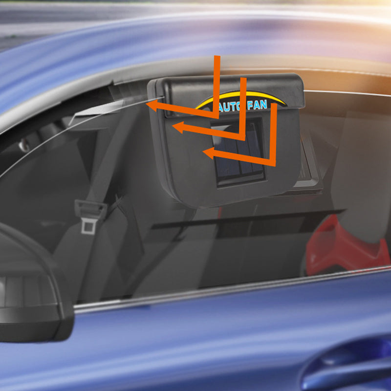Gluschwein - Solarbetriebener Autoventilator