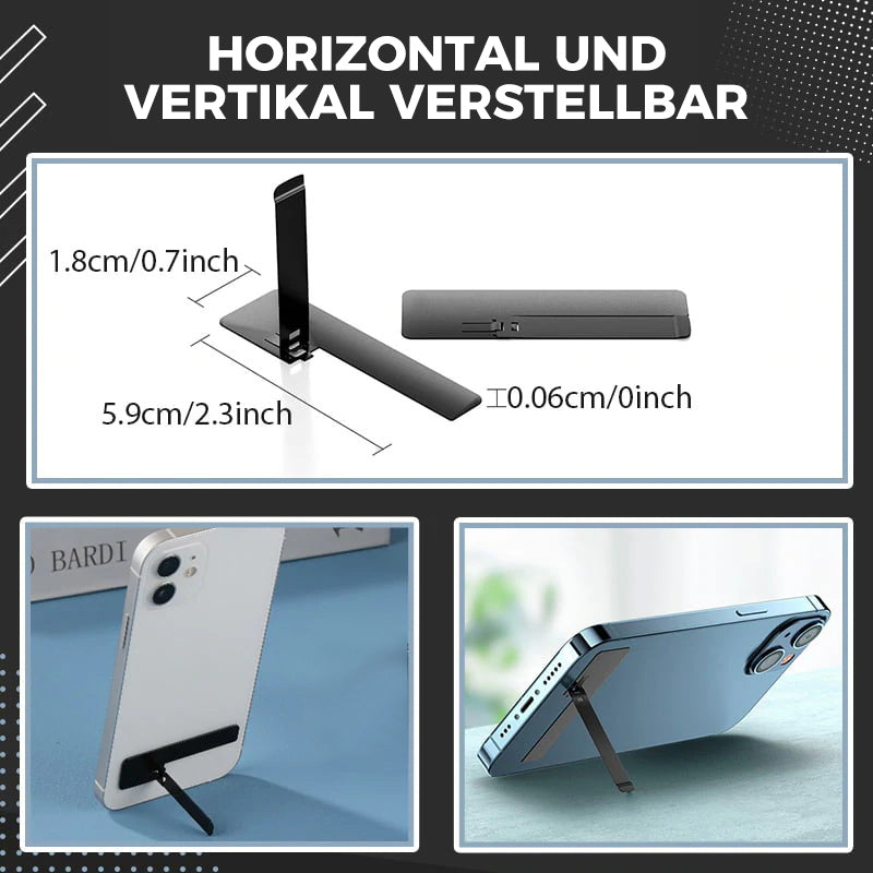 Gluschwein - Ultradünner unsichtbarer Mini Handyhalter
