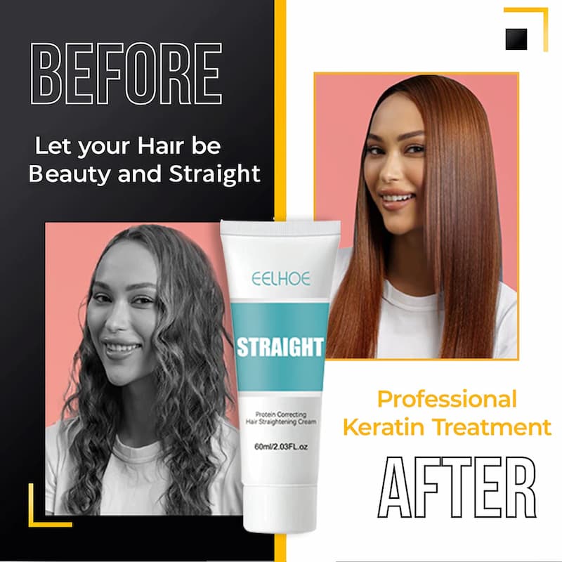 StraightHair - Crème lissante instantanée pour cheveux soyeux