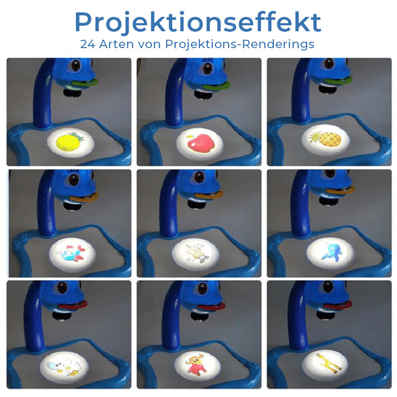 Gluschwein - Projektor-Zeichentisch für Kinder