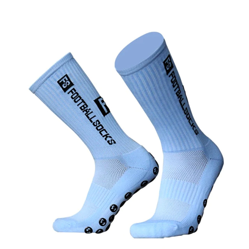 Gluschwein - Fußball Socken Himmelblau
