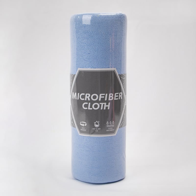 20 paños de microfibra reutilizables en rollo: sin pelusa, sin rayas y respetuosos con el medio ambiente.