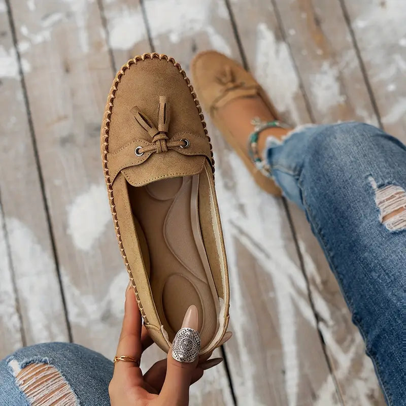 Carina | Mocassins en cuir pour femme avec support orthopédique
