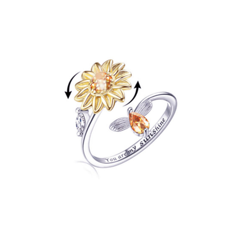 Gluschwein - Rotierender Sonnenblume-Ring
