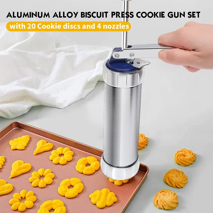 ProBaker - Ensemble de presse à biscuits en acier inoxydable