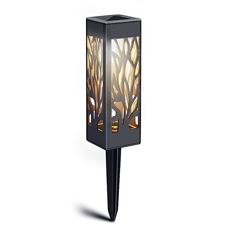 Gluschwein - 2 Stck Dekorative Solarlampe Blattförmiges warmweißes Licht 1 Paar (2 Stck.)