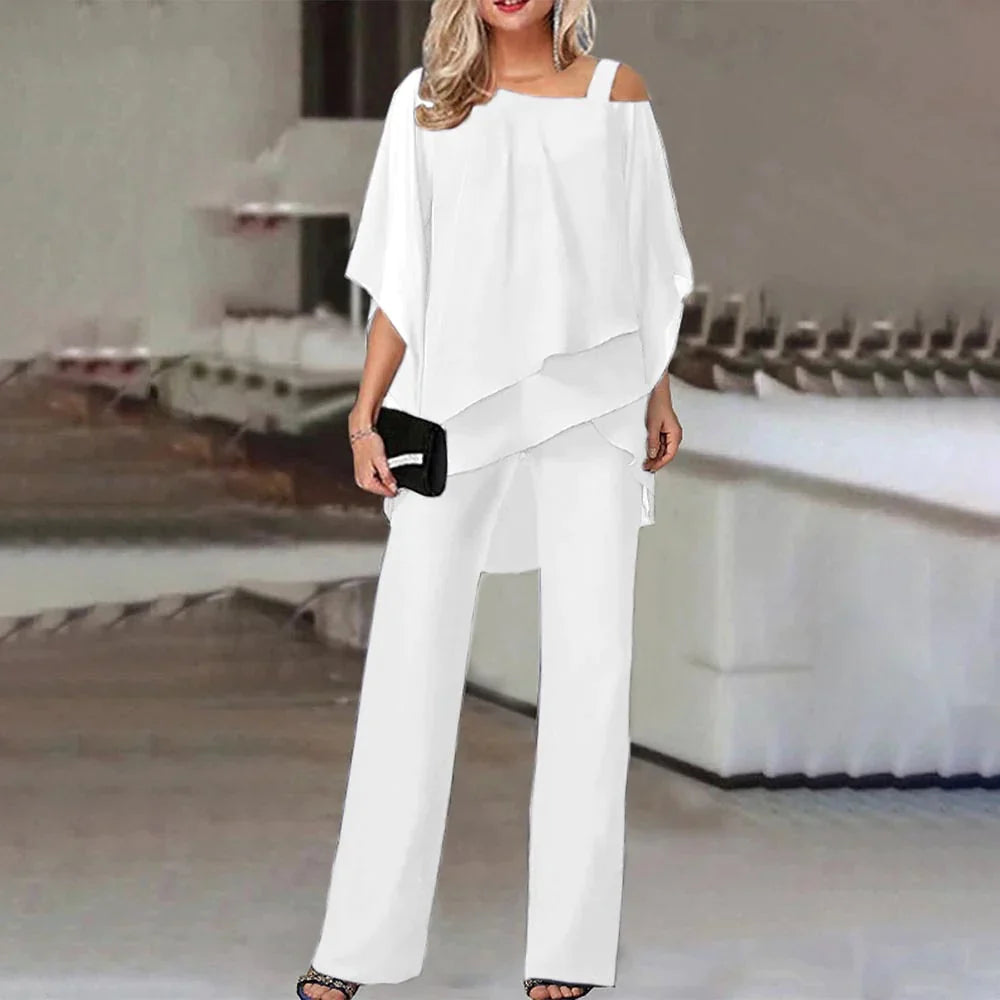 Gluschwein - Tracy - Elegantes Set für Frauen Weiße