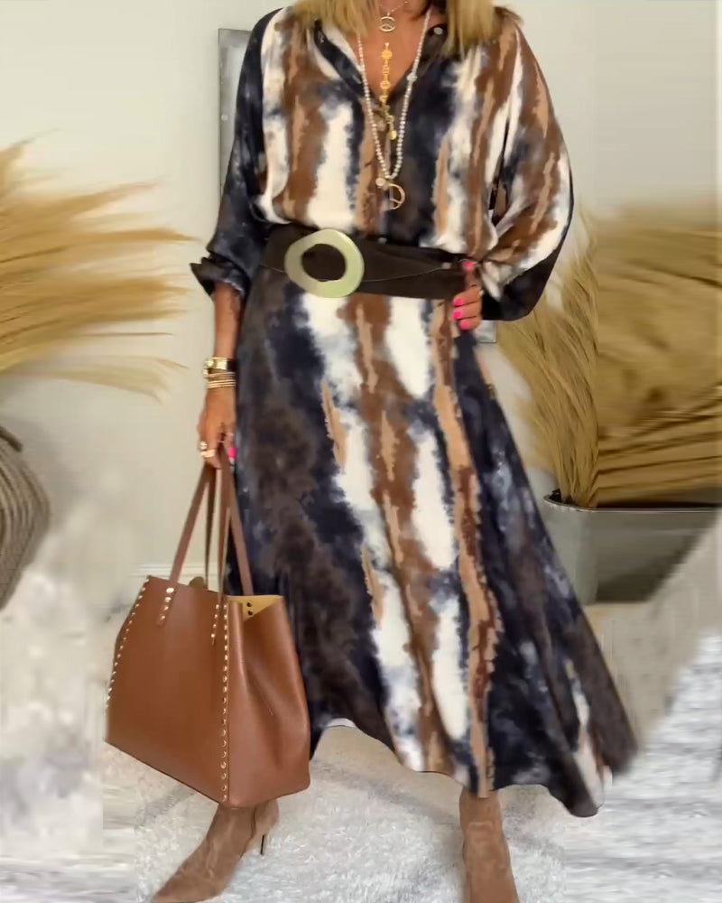 Gluschwein - Roxanna - Modisch bedrucktes Kleid
