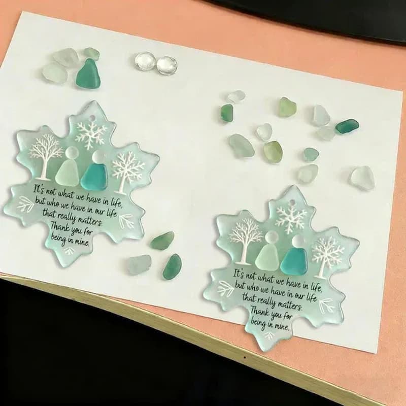 Gluschwein - FriendFlake - Freundschaft-Schneeflocken-Dekoration