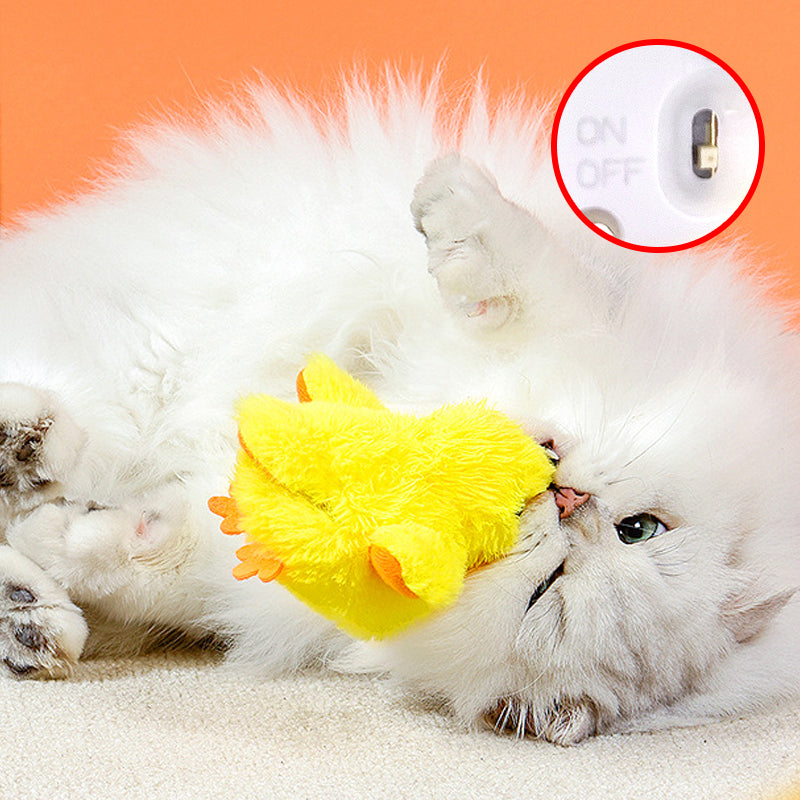 Gluschwein - Gelbes Entenspielzeug für Katze