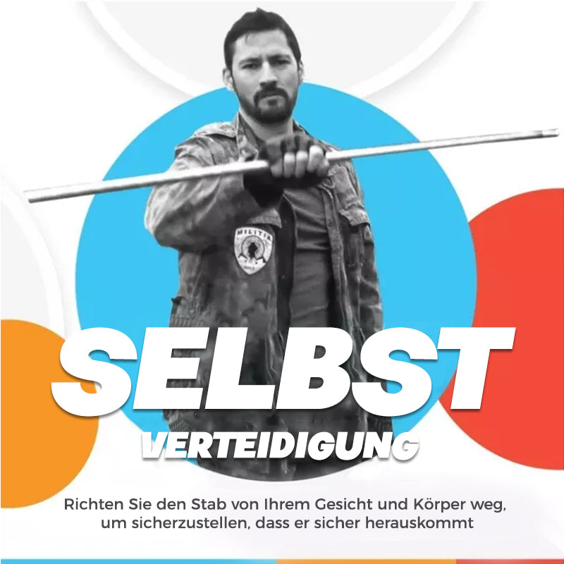 Gluschwein - Tragbarer Metallstab für Selbstverteidigung und Zauberkunst