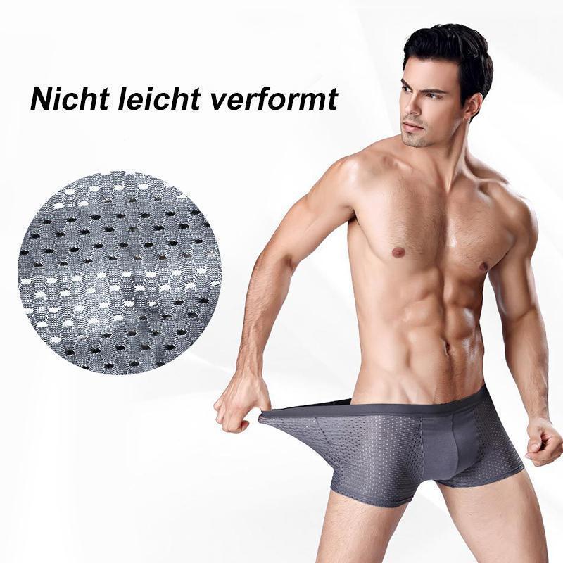 Gluschwein - Atmungsaktive Eisseide-Unterhosen Herren Wabenlüftungsdesign