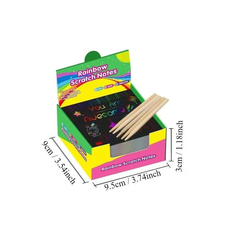 Gluschwein - ScratchNotes - 100-teiliges Kreativspielzeug-Set