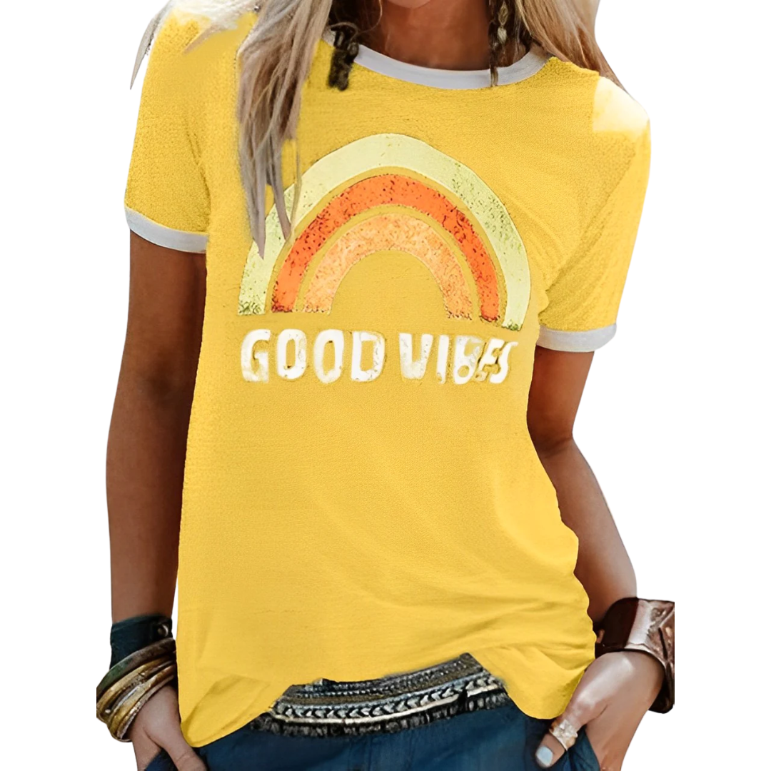 Gluschwein - Valentina - Gute Laune Shirt Gelb