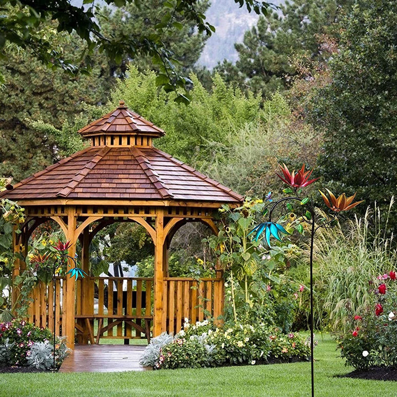 Gluschwein - Wunderschöner Sommer-Windspiel mit bunten Blumen