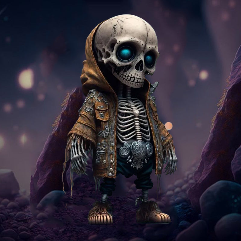 Gluschwein - Totenkopf-Puppenornamente