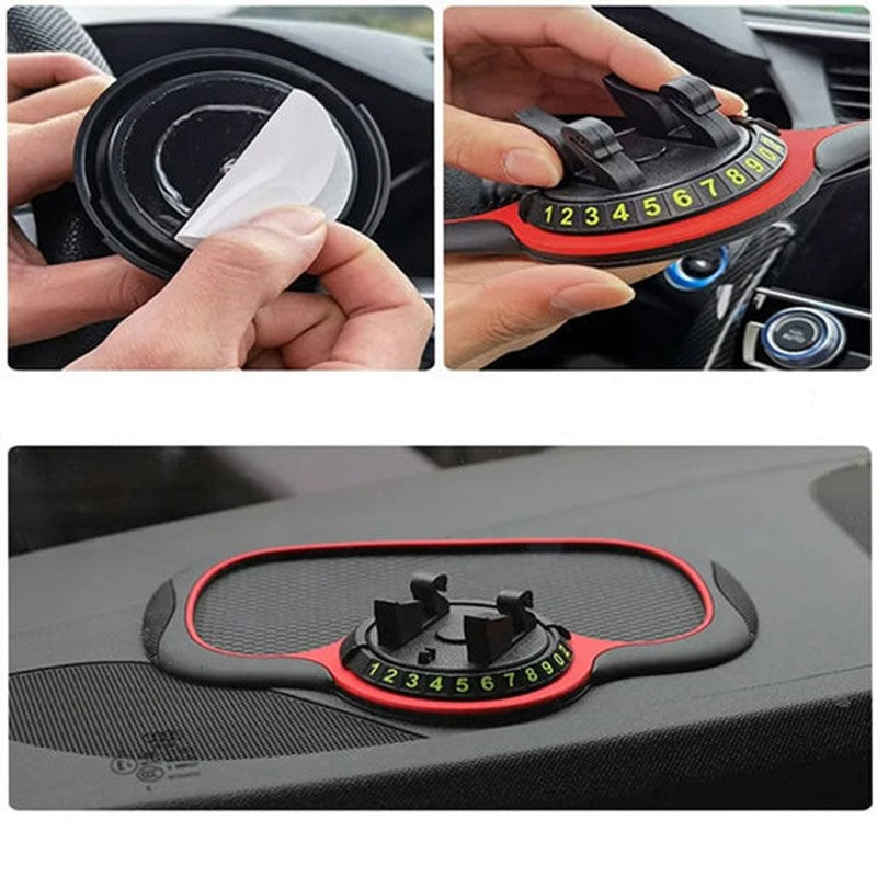 Gluschwein - Anti-Rutsch-Matte fürs Auto mit Handyhalter