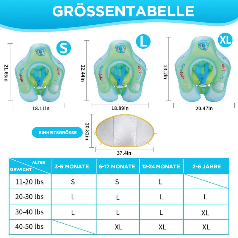Gluschwein - Babyschwimmer mit Baldachin