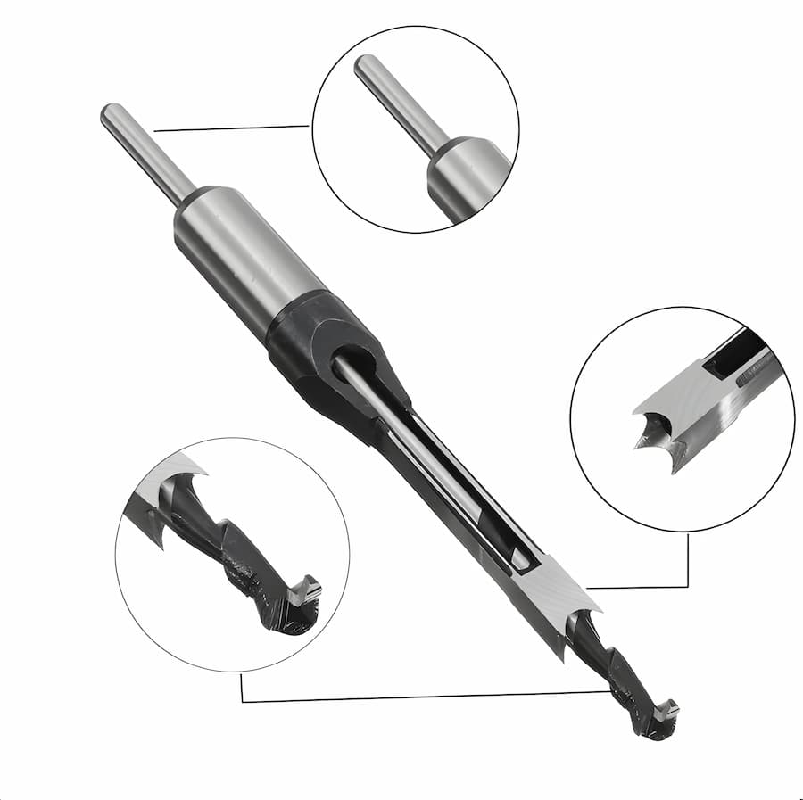 ChiselDrill - Hohlmeißel-Bohrer – Präzises quadratisches Loch Holzwerkzeug