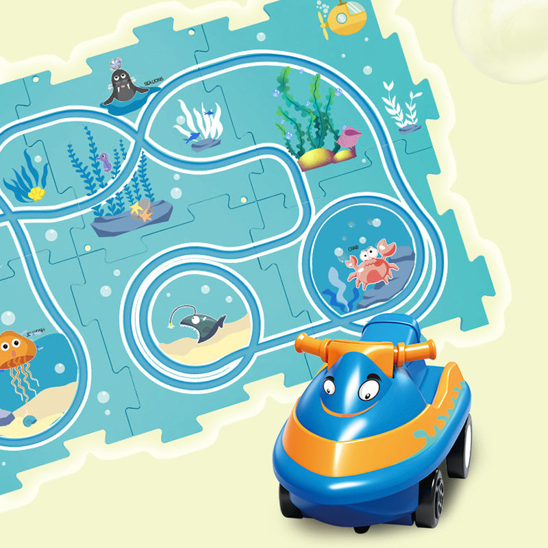 Gluschwein - Puzzle Spielzeugauto