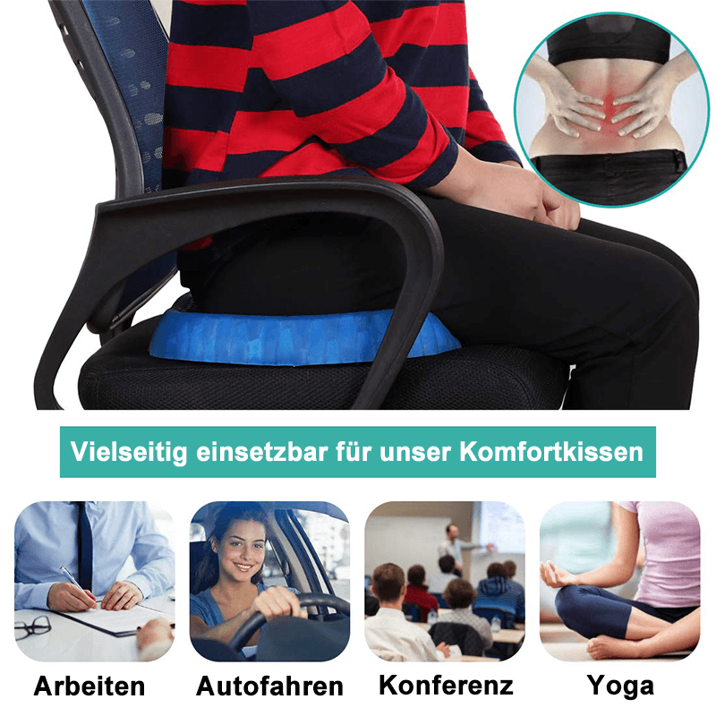 Gluschwein - Super Weich Silikon Rücken und Hintern Komfortkissen