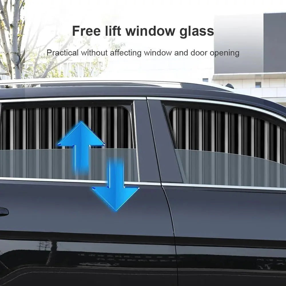 CarCurtain - Universal-Sonnenschutz mit Magneten - Fahren Sie kühl und privat