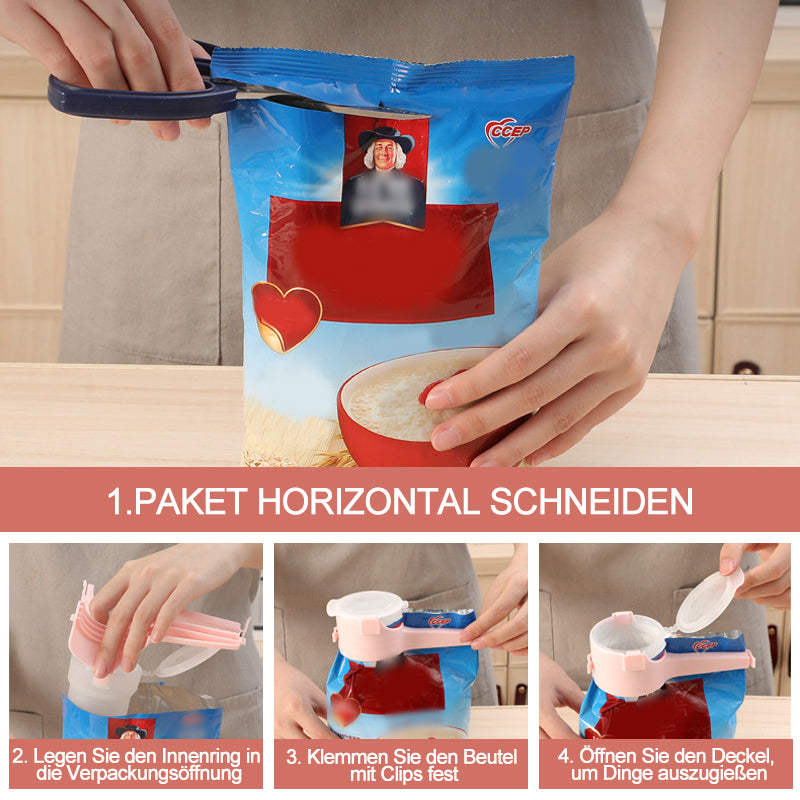 Gluschwein - 2 In 1 Lebensmittel Aufbewahrung Verschluss Clip