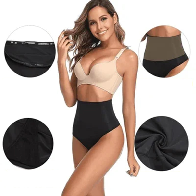 Gluschwein - Tanga zur Bauchkontrolle mit hoher Taille