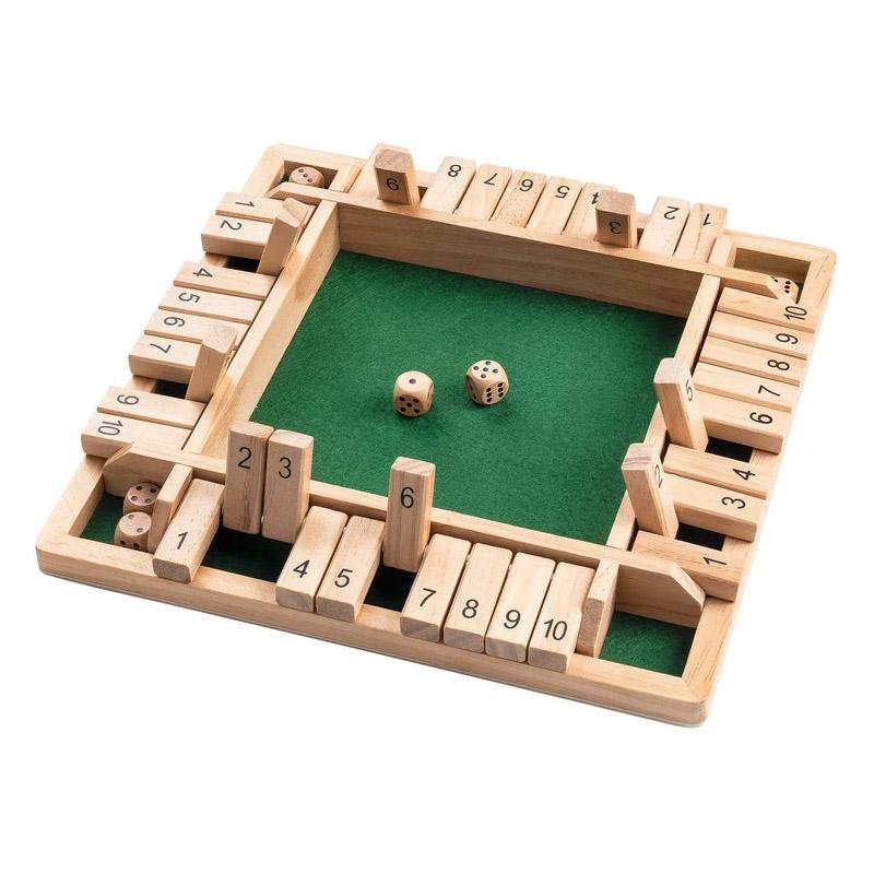 Shut The Box Game – Jeu de mathématiques amusant sur table pour adultes et enfants