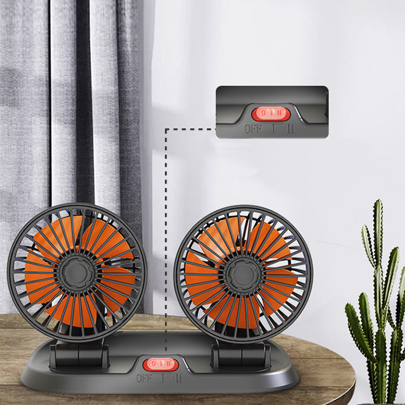 Gluschwein - Doppelkopf-Auto-Kühlung Luftumwälzung Fan