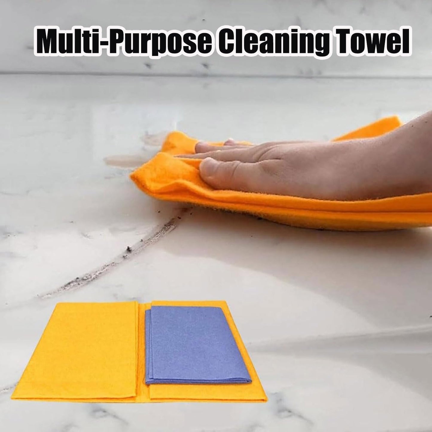 MagicTowel - Waschbare Reinigungstücher — 8er Set, langlebig & saugfähig